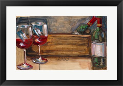 Framed '93 Vino Print