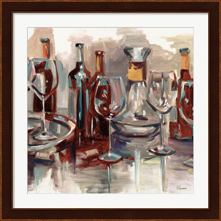 Framed Wine Selections Print