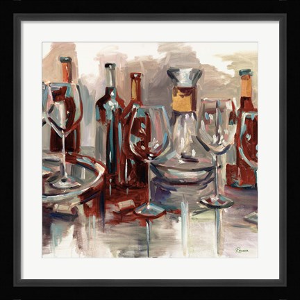 Framed Wine Selections Print