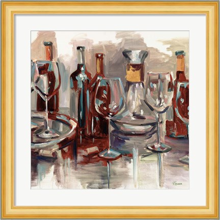 Framed Wine Selections Print