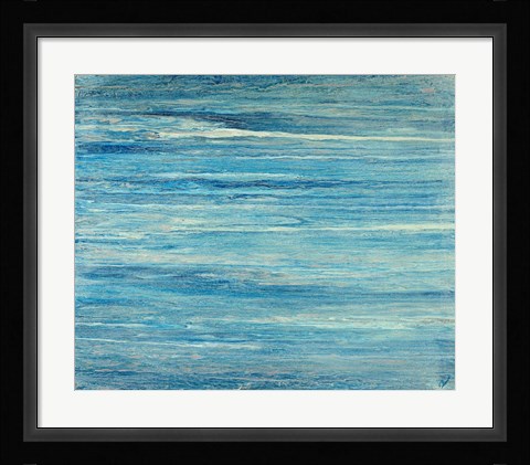 Framed Aqua Pasiva Print