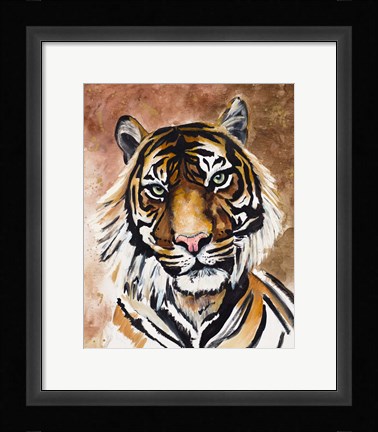 Framed Tiger Print