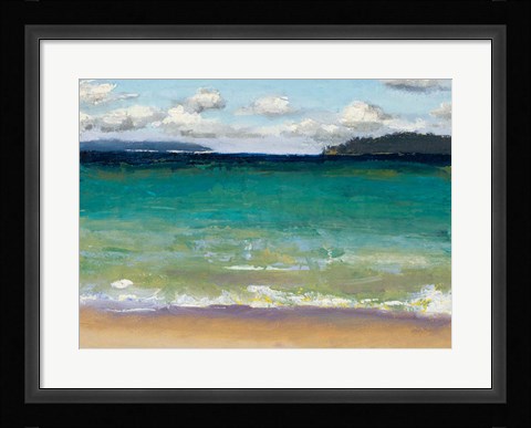 Framed Caribbean Beaches Print