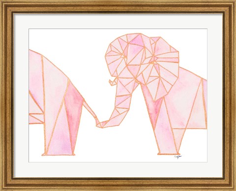 Framed Follow the Elephant Print