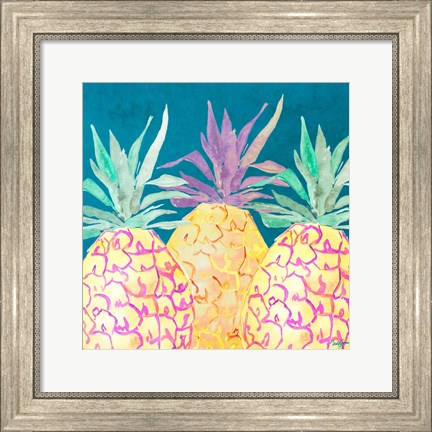 Framed Havana Pineapple Print
