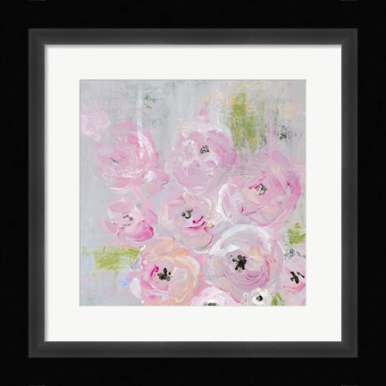 Framed Field of Roses Print