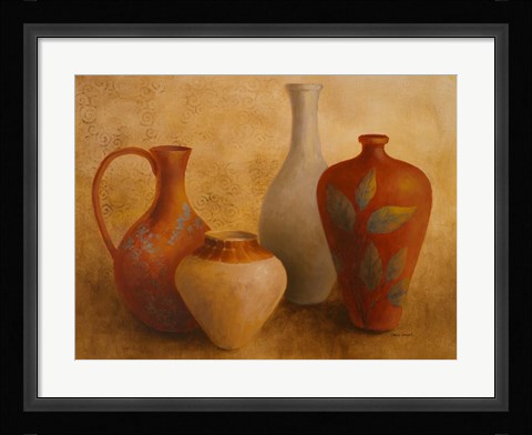 Framed Decorative Vessel Still Life II Print