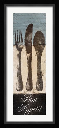 Framed Bon Appetit Print