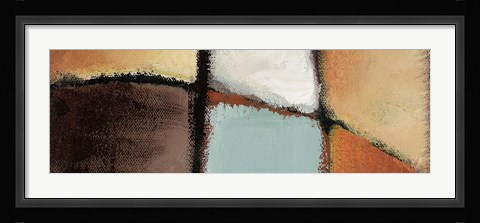 Framed Golden Insight Panel I Print