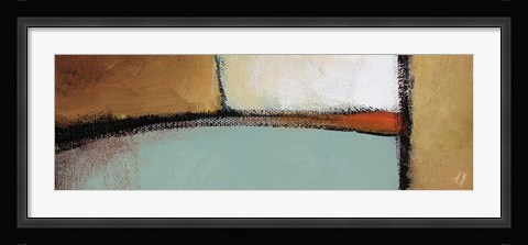 Framed Golden Insight Panel II Print