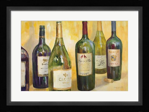 Framed Time for Wine Print