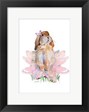 Framed Ballet Bunny III Print