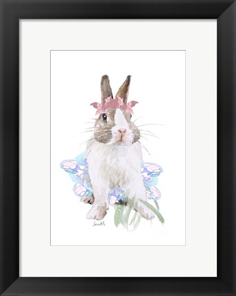 Framed Ballet Bunny IV Print