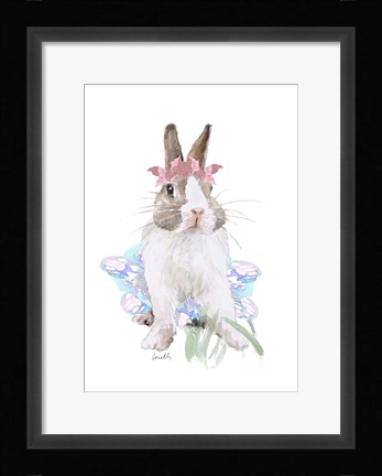 Framed Ballet Bunny IV Print
