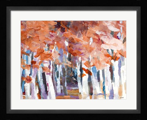 Framed Autumn Rhythm Print