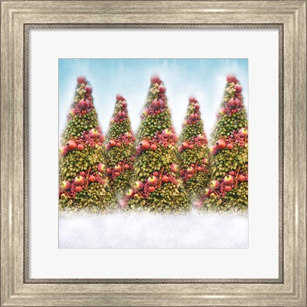 Framed Oh Christmas Trees Print