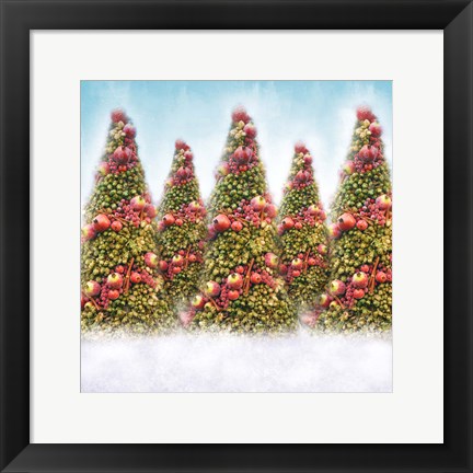 Framed Oh Christmas Trees Print