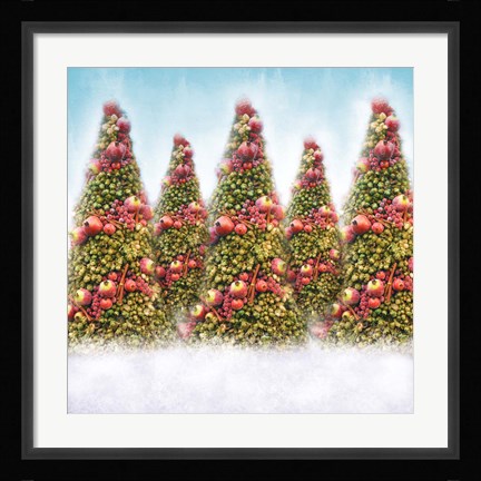 Framed Oh Christmas Trees Print