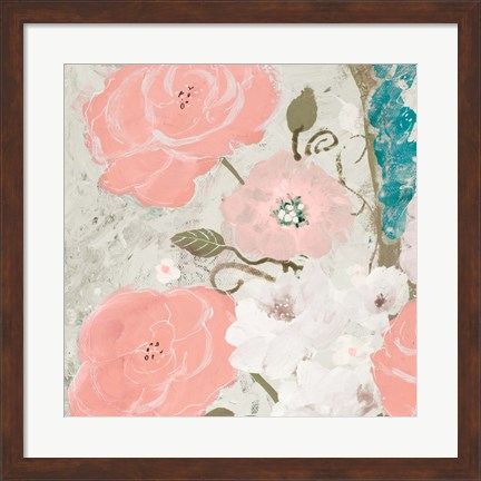 Framed Springtime Roses Print
