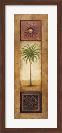 Framed Palm in the Sunlight Print
