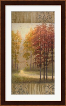 Framed October Trees I Print