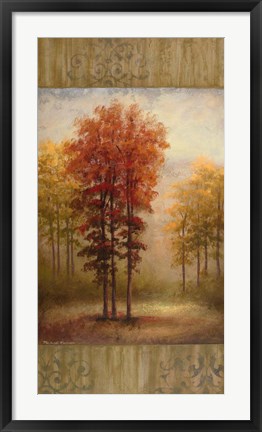 Framed October Trees II Print