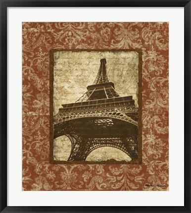 Framed J&#39;aime Paris II Print