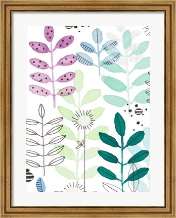 Framed Botanics I Print