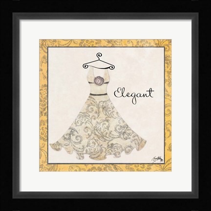 Framed Elegant Print