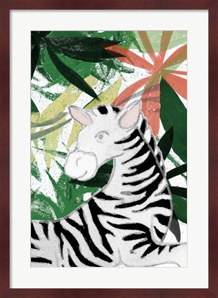 Framed Hidden Zebra Print