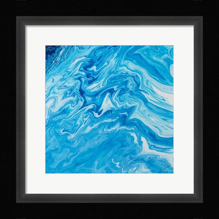 Framed Marble Square I Print