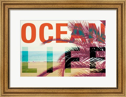 Framed Ocean Life Print