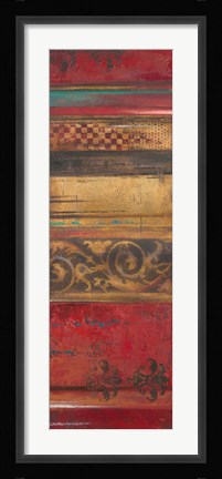 Framed Eclecticism on Red Print
