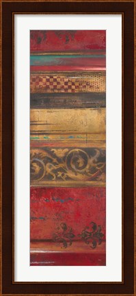 Framed Eclecticism on Red Print