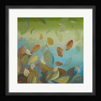 Framed Thinking Green I Print