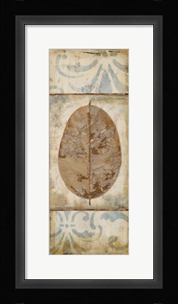 Framed Natural Vertical Panel II Print