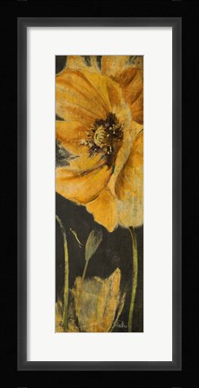 Framed Poppy Garden Panel II Print