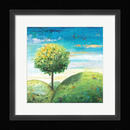 Framed Cute Tree II Print