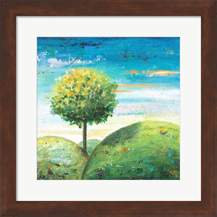 Framed Cute Tree II Print