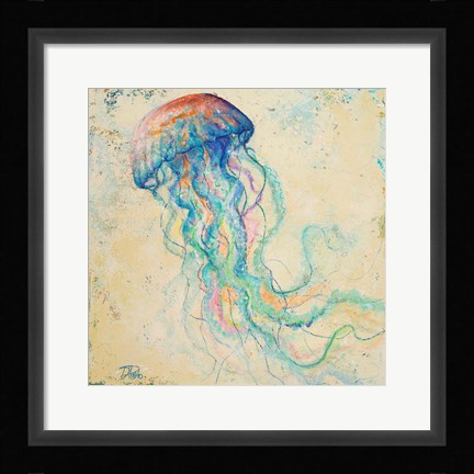 Framed Creatures of the Ocean I Print