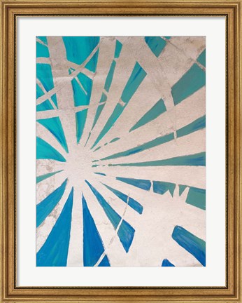 Framed Silver Palms II Print