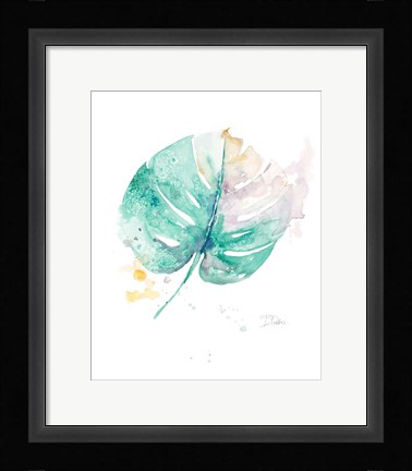 Framed Water Leaf Print