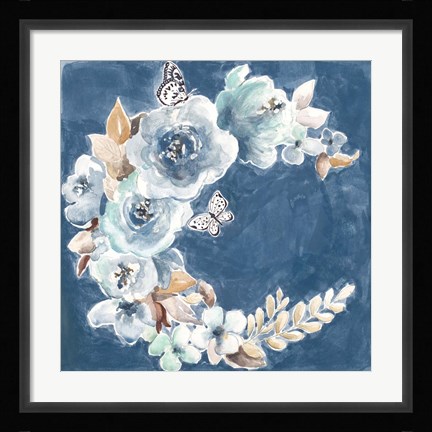 Framed Wild Beauty Wreath Print