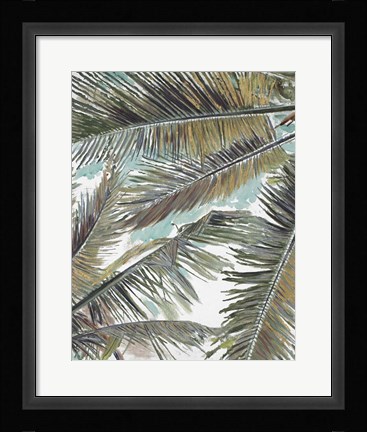Framed Palms in the Sky Print