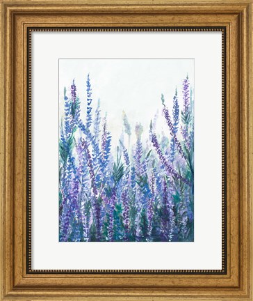 Framed Lavender Garden II Print