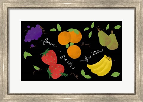 Framed Fresh Fruit Print