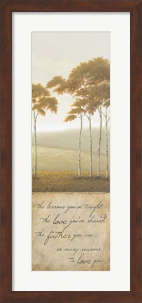Framed Father You Are Print