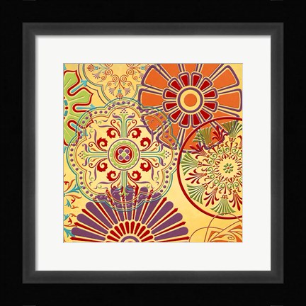 Framed Lemon Twist I Print