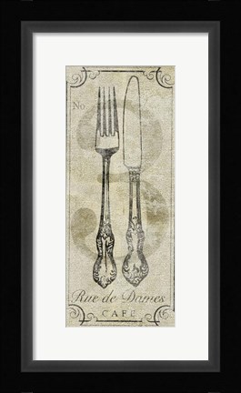 Framed French Vintage Cafe Print