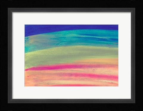 Framed Rainbow Abstract Print